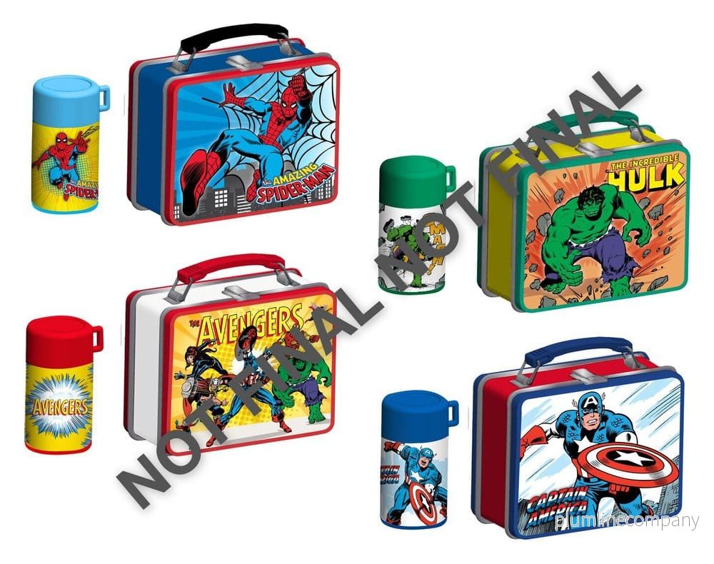 Marvel Lunch Time Collectibles Mini-figurer 6 cm Display (12 stycken) Marvel Lunch Time Collectibles Mini-figurer 6 cm Display (12 stycken)