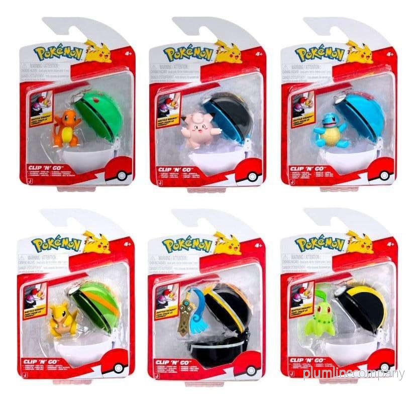 Pokémon Clip ’n’ Go Minifigurer med Poké Balls ver. 22 Assortment (6) Pokémon Clip ’n’ Go Minifigurer med Poké Balls ver. 22 Assortment (6)