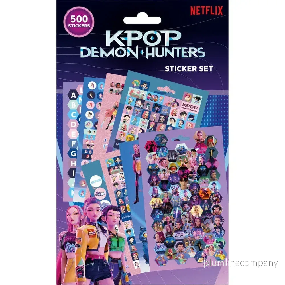 KPop Demon Hunters Sticker Pack (500) – Officiellt Licensierad KPop Demon Hunters Sticker Pack (500) – Officiellt Licensierad