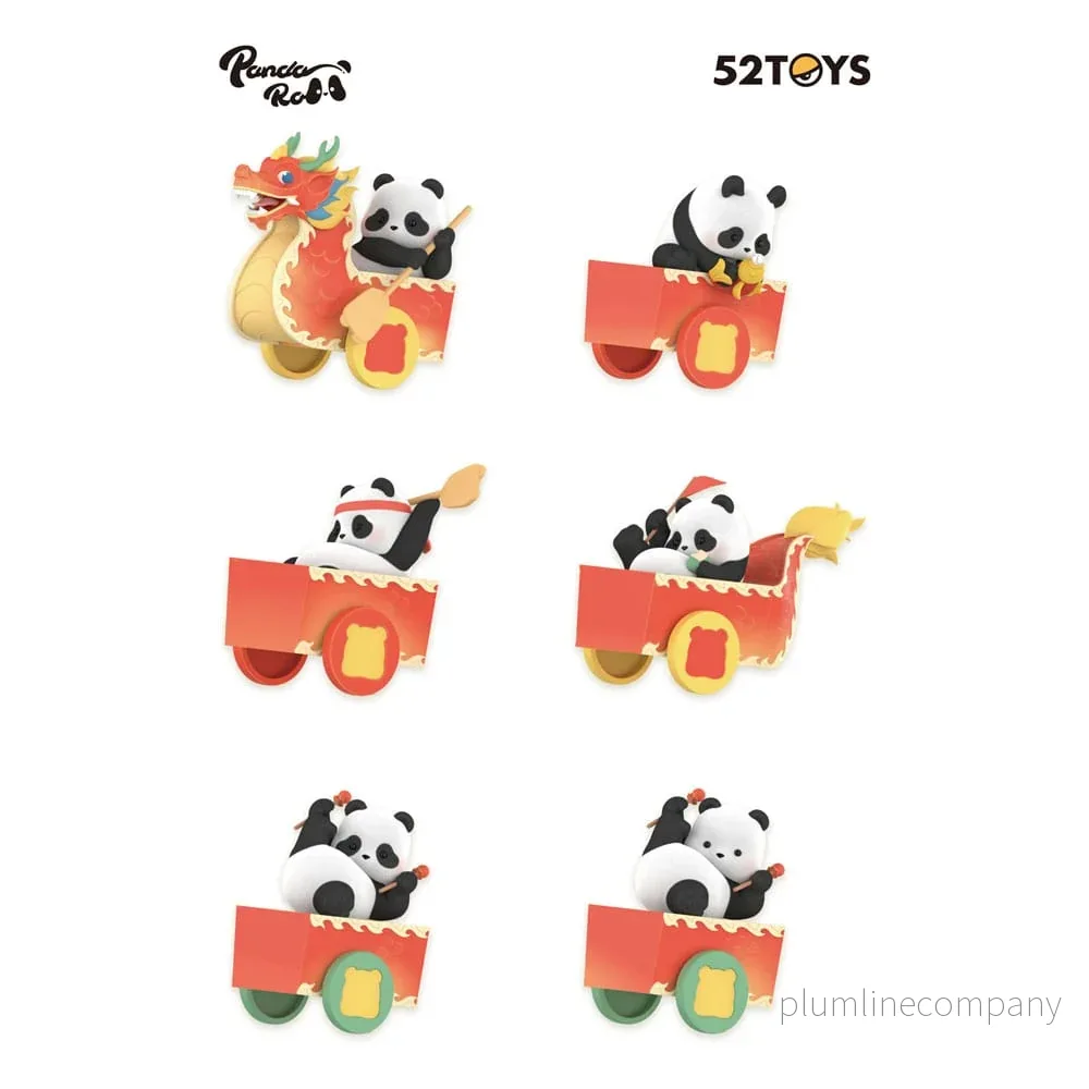 Panda Roll Blind Box-figurer Assortment Drakbåtsrace 10 cm (4) - Bild 2