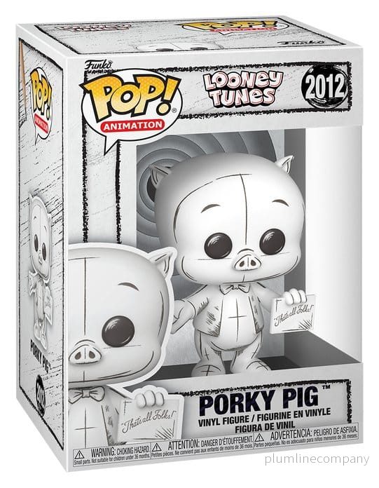 Looney Tunes POP! Animation Figur Porky Pig 9 cm - Bild 3