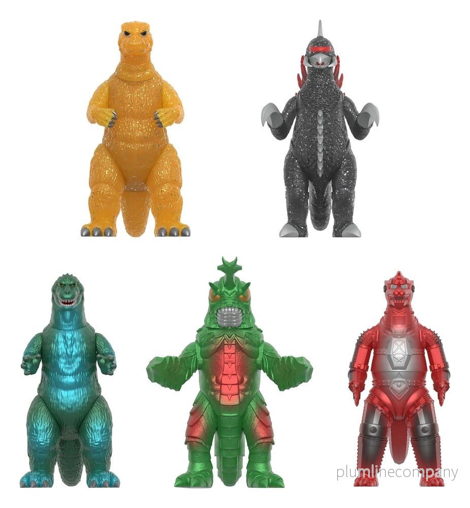 Godzilla Toho (Metallisk) Actionfigur Blind Box Våg 5 Display (12) - Bild 3