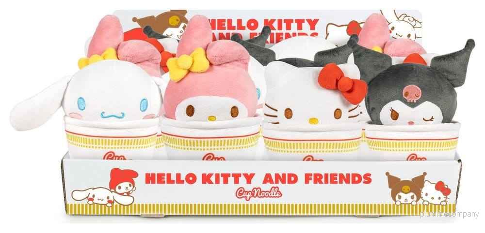 Hello Kitty & Friends mjukisdjur – Cup Noodles 16 cm sortiment (24)
