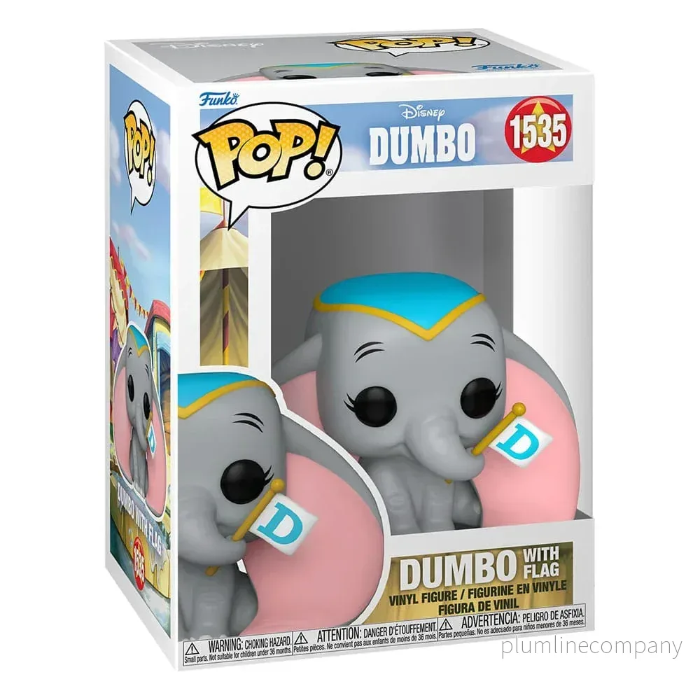 Dumbo POP! Disney Vinylfigur med flagga 9 cm - Bild 3