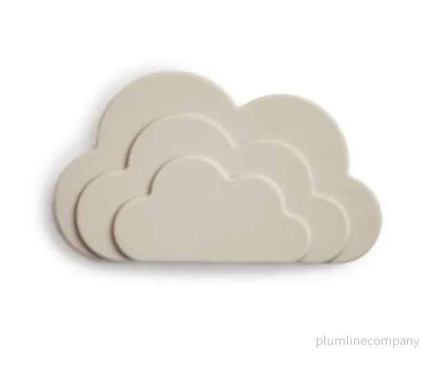 Mushie Silicone Cloud Teether - Bild 3