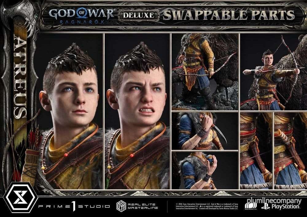 God of War: Ragnarok Real Elite Masterline-staty 1/3 Atreus Deluxe Version 96 cm - Bild 3