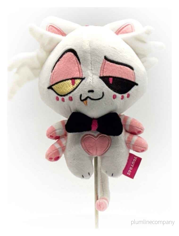 Hazbin Hotel Nyckelring gosedjur Angel Dust Kitty 13 cm Hazbin Hotel Nyckelring gosedjur Angel Dust Kitty 13 cm