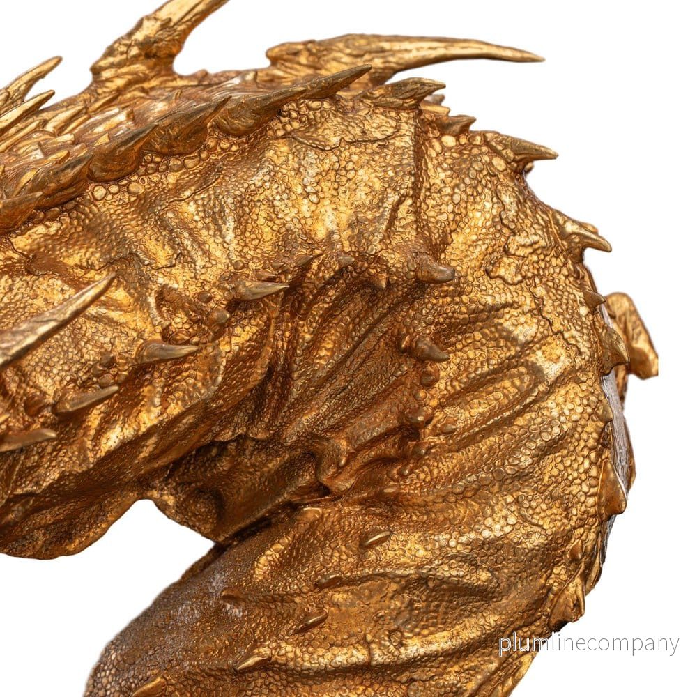 Hobbiten huvudstaty Smaug the Golden 36 cm - Bild 3