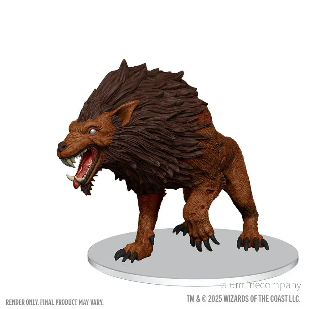 D&D Icons of the Realms: Dire Worg Prepainted Miniature 11 cm D&D Icons of the Realms: Dire Worg Prepainted Miniature 11 cm