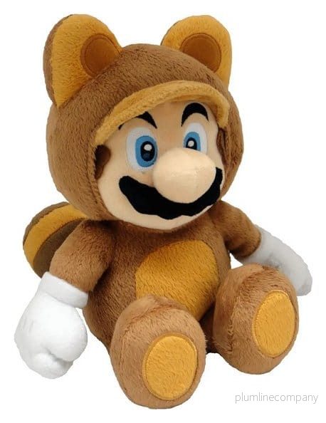Super Mario gosedjur Tanooki Mario 22 cm - Bild 2