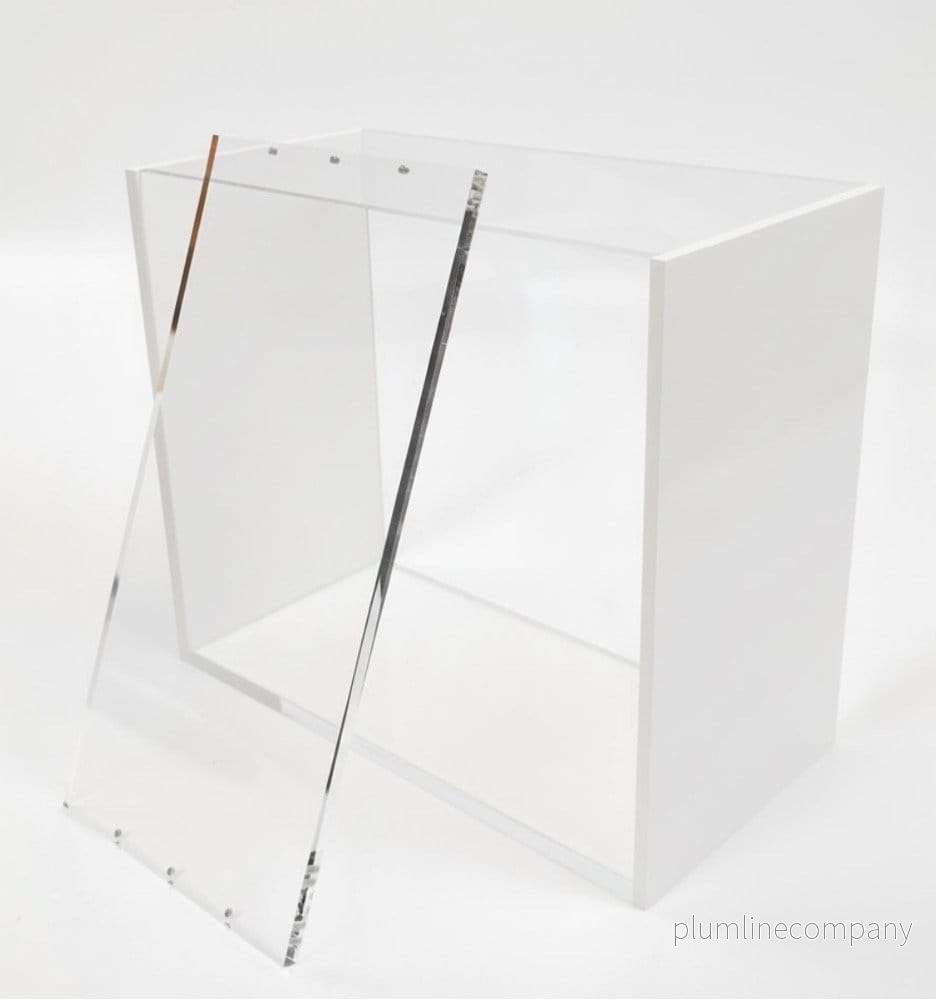 Evoretro magnetiskt displaycase i akryl för ETB med färgade sidor - vit - Bild 2
