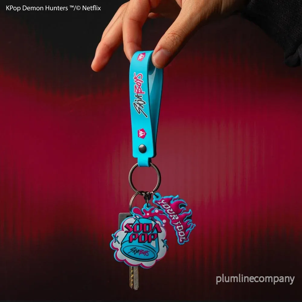 KPop Demon Hunters Handledsnyckelring med Soda Pop-design - Bild 3