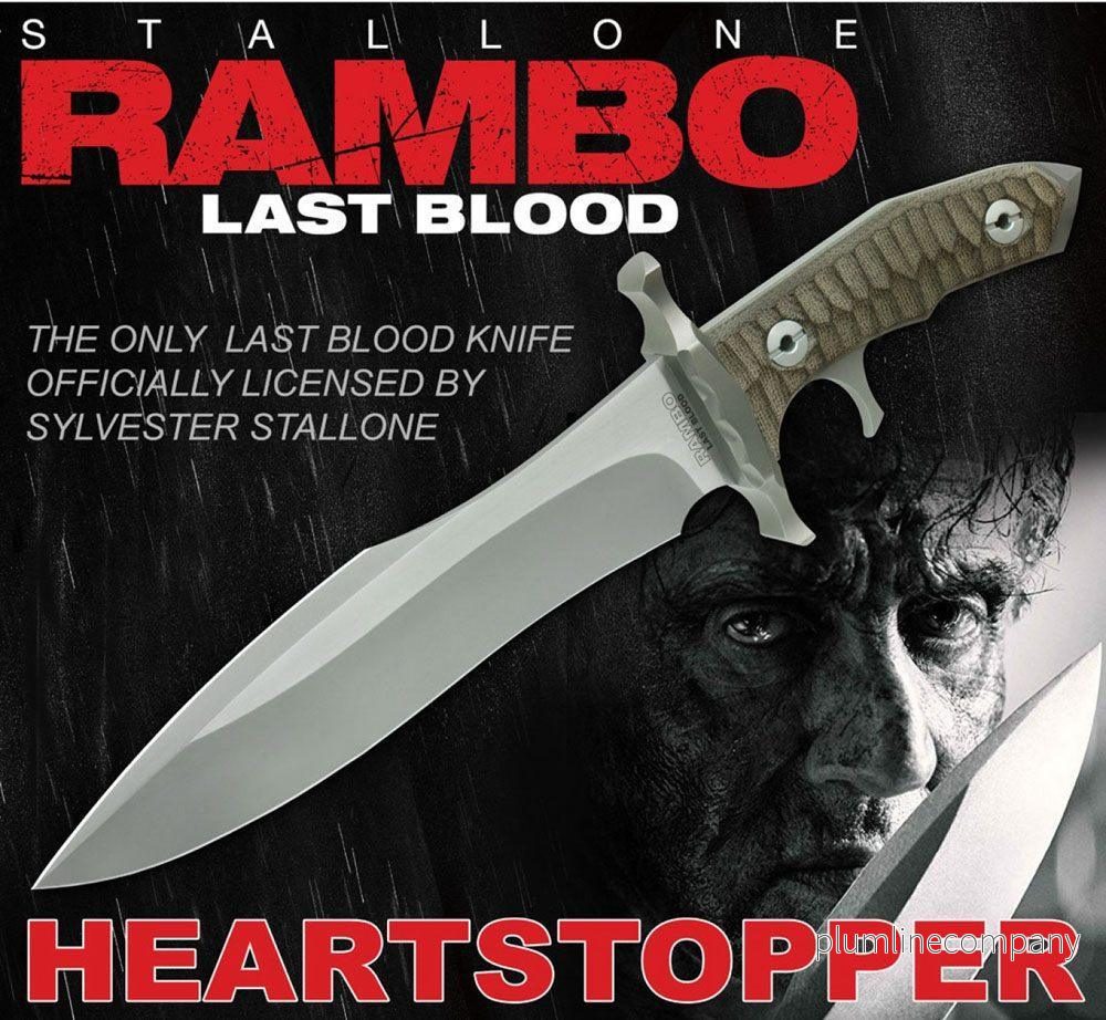 Rambo: Last Blood Replica 1/1 Heartstopper Kniv 38 cm Rambo: Last Blood Replica 1/1 Heartstopper Kniv 38 cm