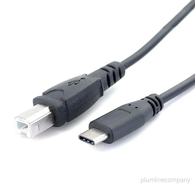 NÖRDIC USB-C 2.0 till USB 2.0 B datakabel 1m USB skrivarkabel NÖRDIC USB-C 2.0 till USB 2.0 B datakabel 1m USB skrivarkabel