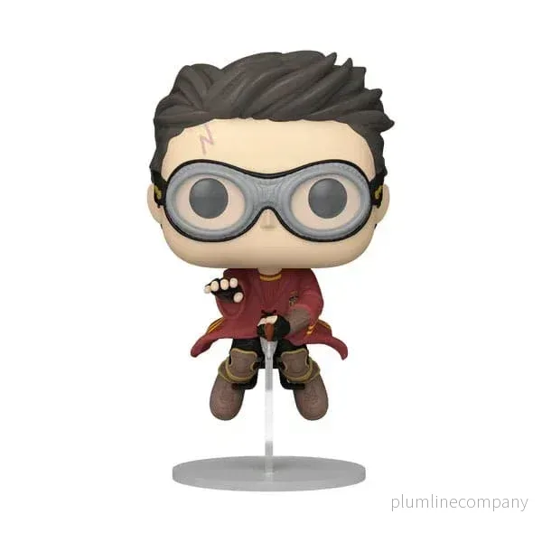 Harry Potter POP! Vinyl Figur Harry med Kvast (Quidditch) 9 cm - Bild 2