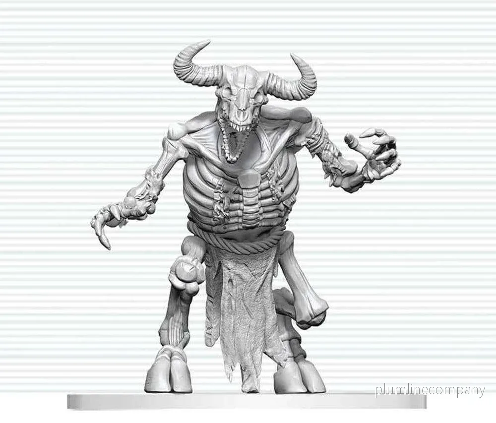 Dungeons & Dragons Nolzur’s Marvelous Miniatures Omålad Minotaur Skeleton-miniatyr 17 cm Dungeons & Dragons Nolzur’s Marvelous Miniatures Omålad Minotaur Skeleton-miniatyr 17 cm