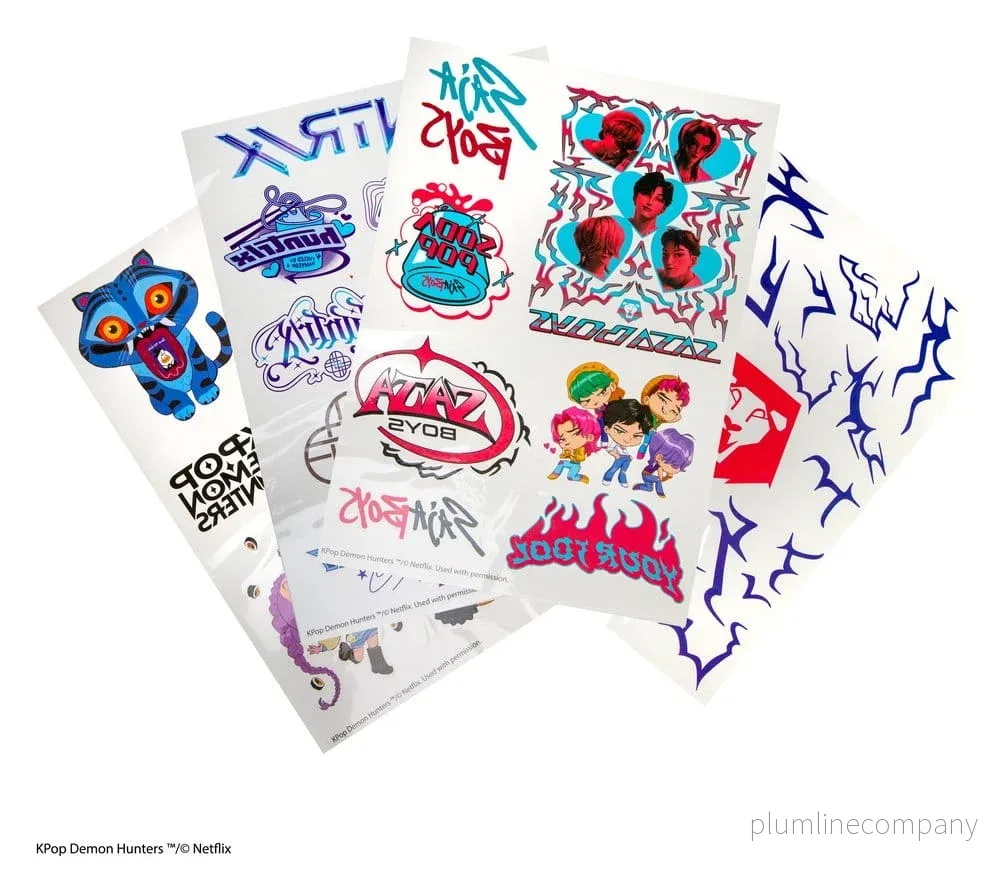 KPop Demon Hunters Tatuering Klistermärken KPop Demon Hunters - Bild 2