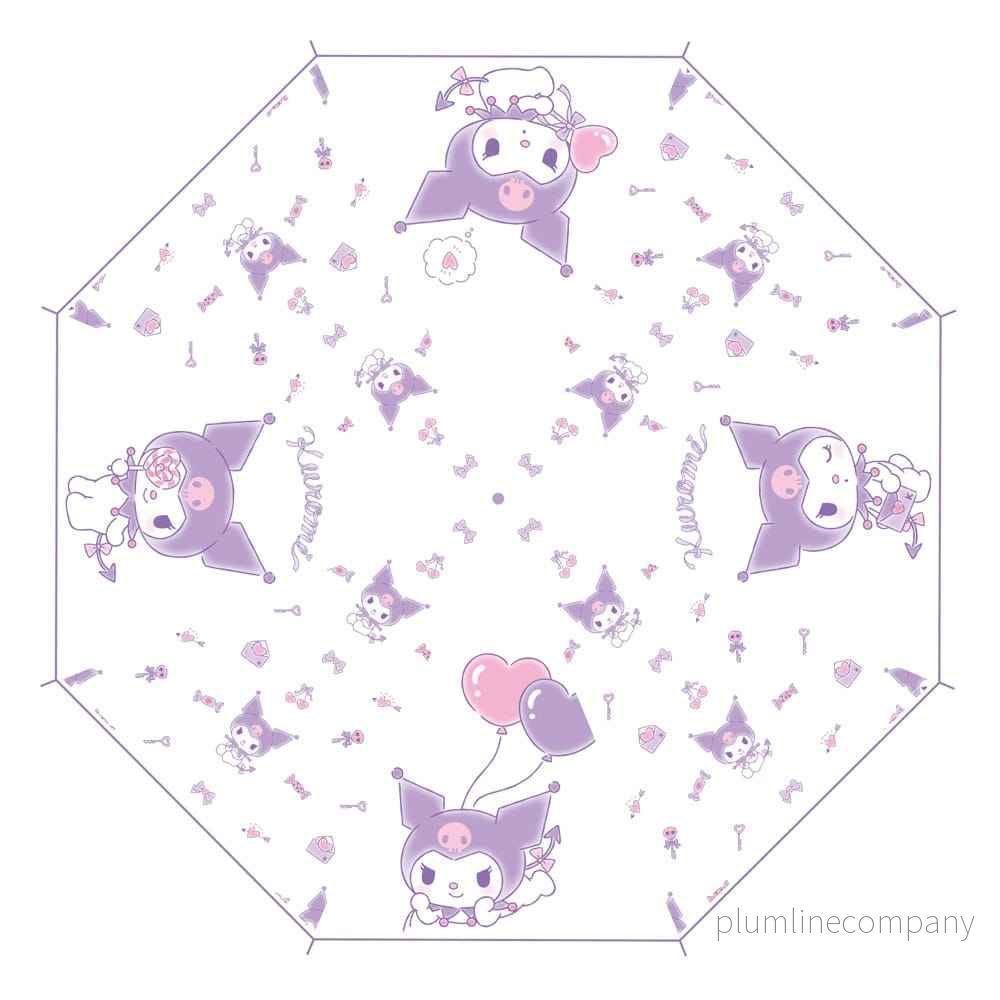 Sanrio Käpp-paraply Kuromi Kawaii Transparent