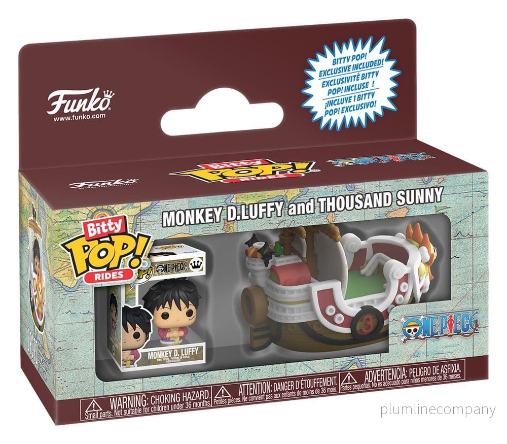 One Piece Bitty POP! Ride Figur Thousand Sunny med Luffy 2,5 cm One Piece Bitty POP! Ride Figur Thousand Sunny med Luffy 2,5 cm