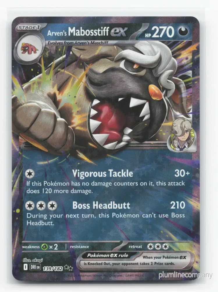 Arven’s Mabosstiff ex 139/182 – Destined Rivals