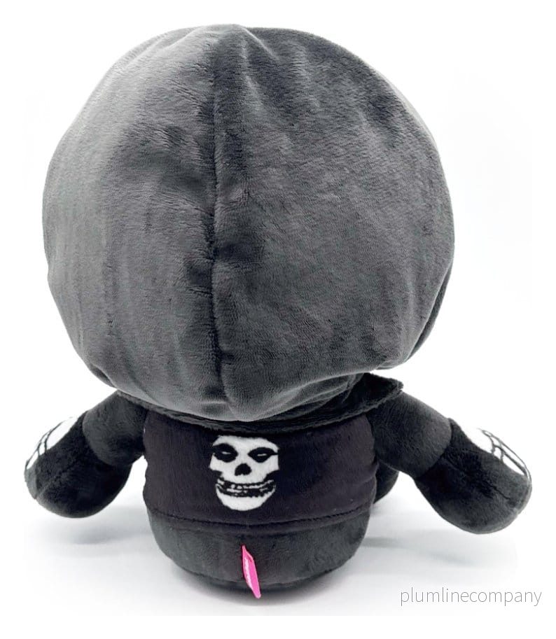 Misfits gosedjur 22 cm – mjukt samlarobjekt med svart tröja och skalle - Bild 2