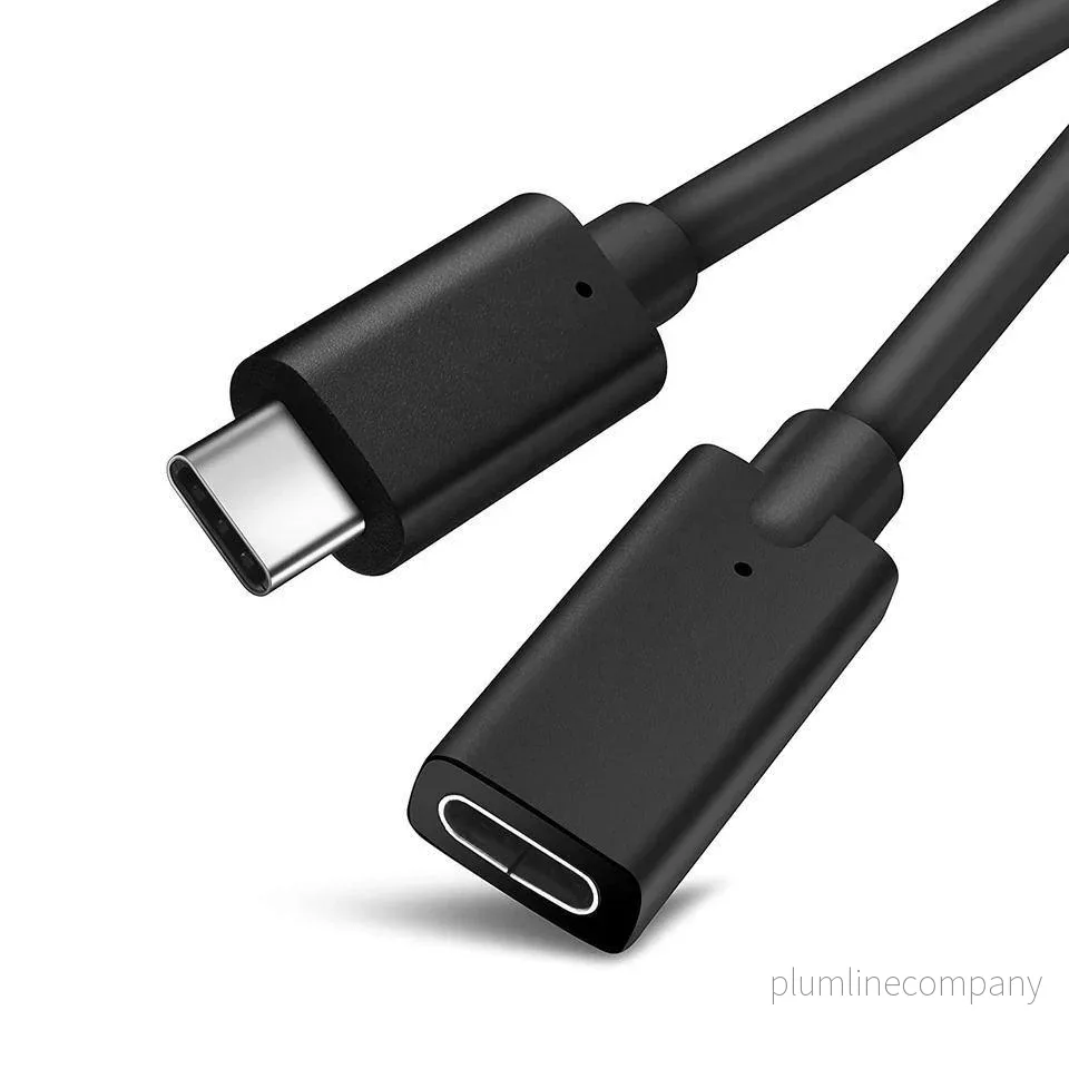 NÖRDIC 1,5m USB2.0 USB-C ha till C ho förlängningskabel 2,4A 480Mbps 12W NÖRDIC 1,5m USB2.0 USB-C ha till C ho förlängningskabel 2,4A 480Mbps 12W