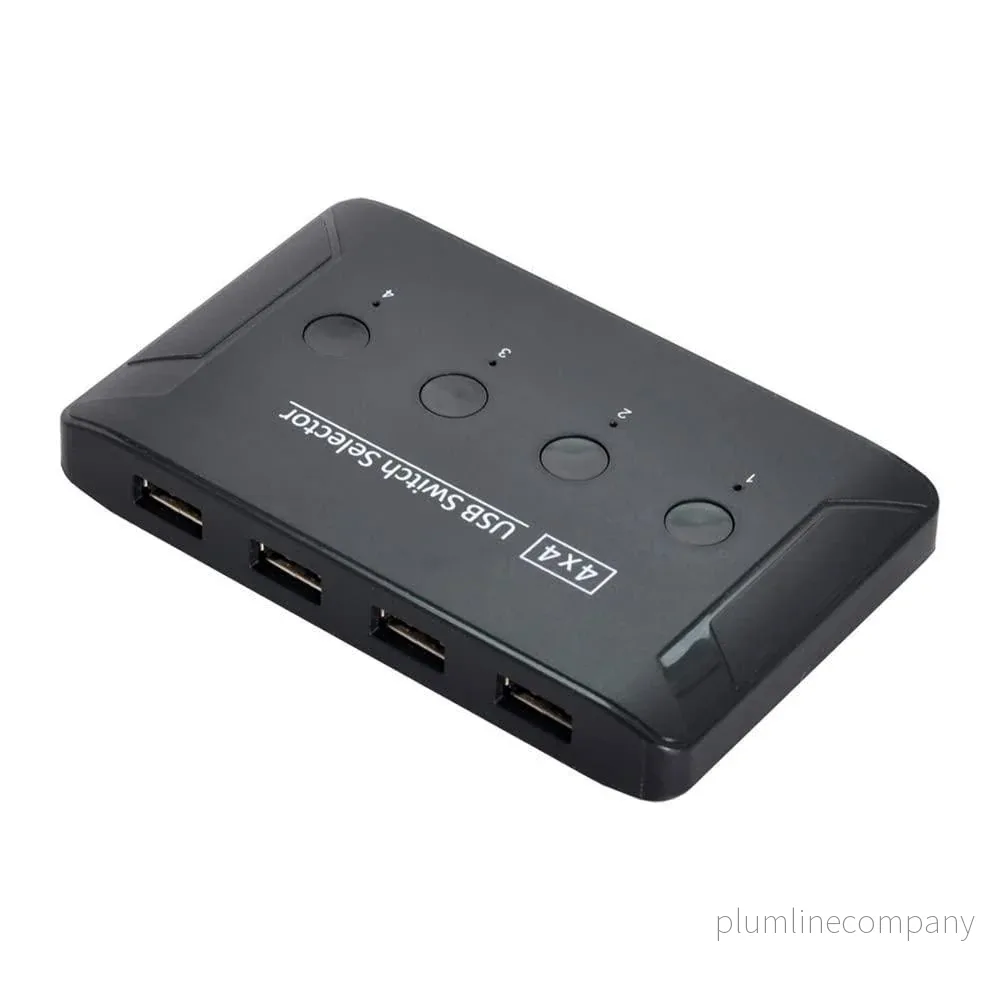 NÖRDIC 4 till 4 USB-A Switch USB3.0 5Gbps
