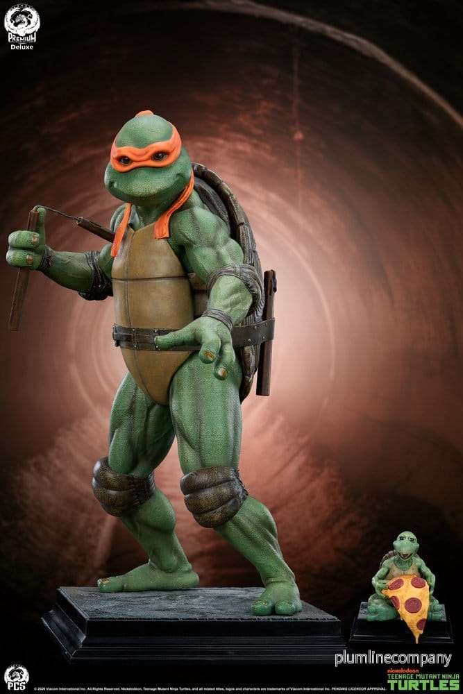 Teenage Mutant Ninja Turtles Staty 1/2 Michelangelo Deluxe Edition 84 cm - Bild 2