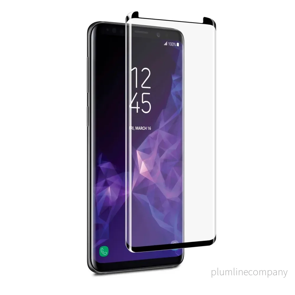 NÖRDIC SKS-105 Skärmskydd för Samsung Galxy S9 3D Böjd glas Härdat glas 9H - Bild 3