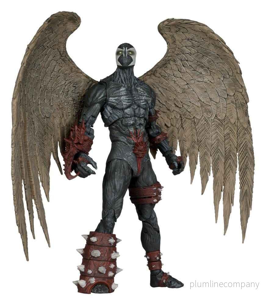 Spawn Leksaksfigur Wings of Redemption Spawn 23 cm – Detaljerad Samlarfigur med Stora Vingar och Displaybas