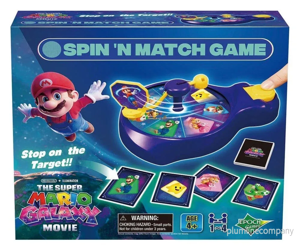 Super Mario Galaxy Film Spin’n Match Spel