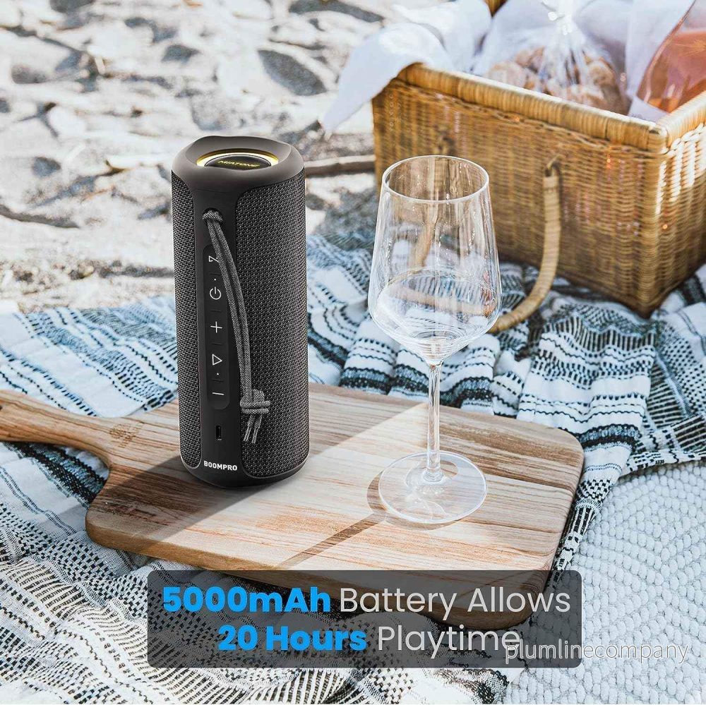 Bluetooth-högtalare 36W bärbar högtalare med stereoljudbas, Bluetooth 5.3 trådlös IP7x vattentät högtalare - Bild 3