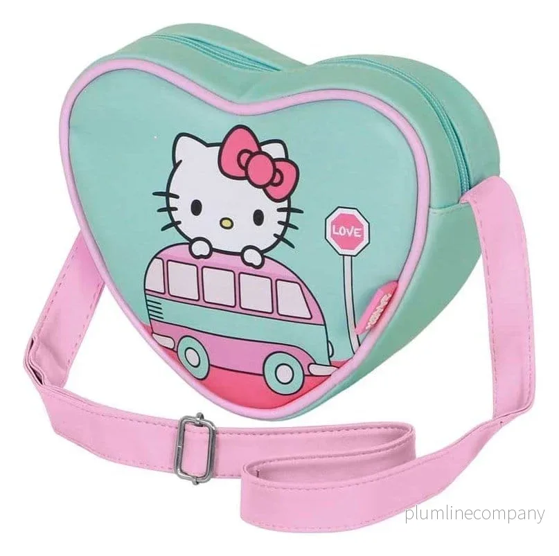 Sanrio Casual Heart Axelremsväska Hello Kitty Van Sanrio Casual Heart Axelremsväska Hello Kitty Van