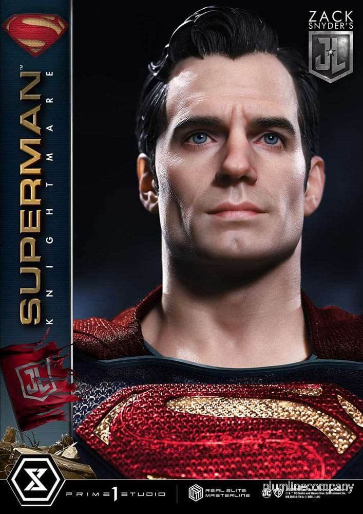 Zack Snyder's Justice League Real Elite Masterline Series staty 1/3 Superman Knightmare Color Edition 95 cm - Bild 3