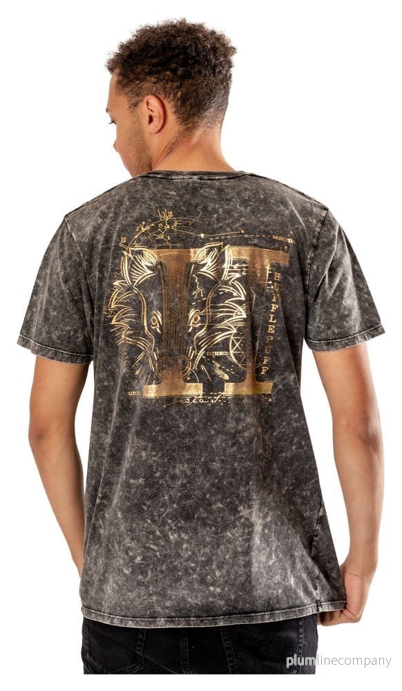 Harry Potter T-shirt Hufflepuff Syrafärgad - Bild 2