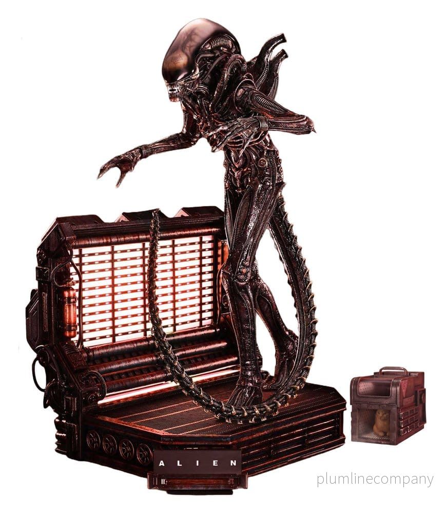 Alien Museum Masterline XL-statyn i skala 1/3 Big Chap Xenomorph Regular Ver. Bonus Version 100 cm Alien Museum Masterline XL-statyn i skala 1/3 Big Chap Xenomorph Regular Ver. Bonus Version 100 cm