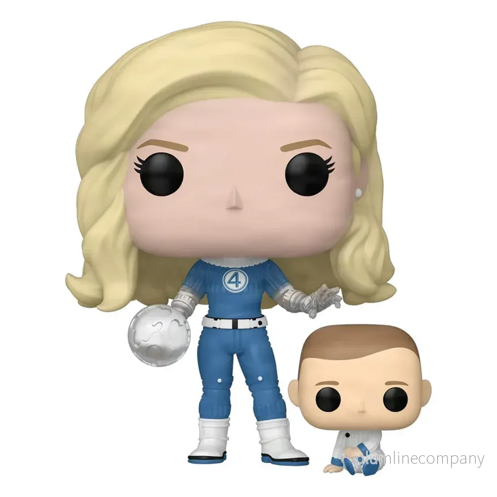 The Fantastic Four: Första Steg POP! & Buddy Marvel Figur – Osynliga Kvinnan & Franklin 9 cm The Fantastic Four: Första Steg POP! & Buddy Marvel Figur – Osynliga Kvinnan & Franklin 9 cm