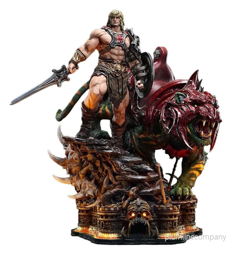 Masters of the Universe Real Elite Masterline Series Statue 1/4 He-Man & Battle Cat 86 cm Masters of the Universe Real Elite Masterline Series Statue 1/4 He-Man & Battle Cat 86 cm
