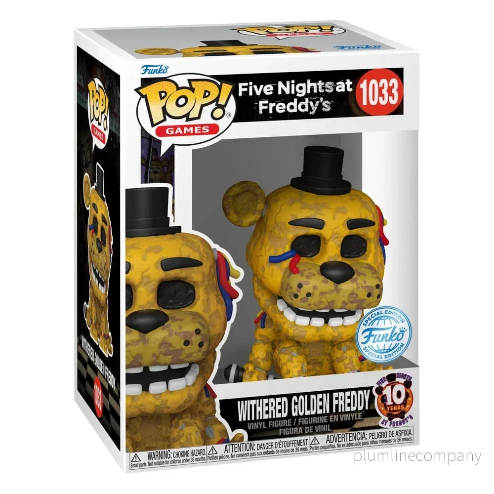 Withered Golden Freddy POP! Vinyl Figur - Five Nights at Freddy's - Bild 3