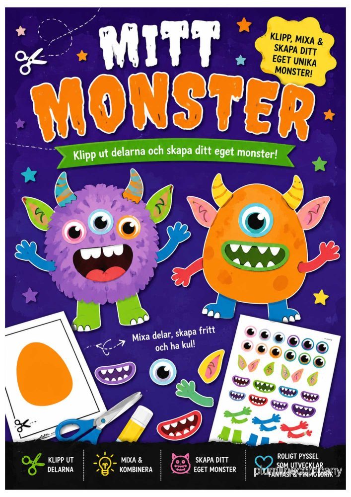 Mitt monster – klipp, mixa och skapa ett eget monster