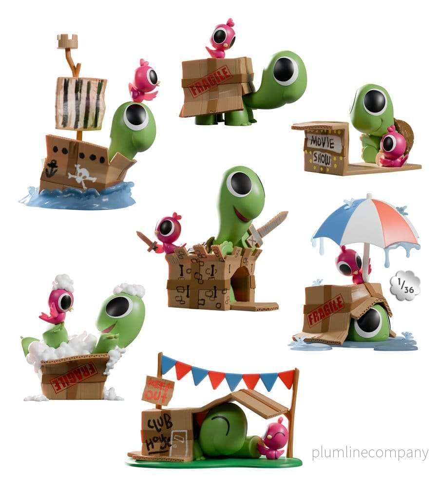 Box Turtle and Bird Mini Figures S1 9 cm Blind Box Display (6) Box Turtle and Bird Mini Figures S1 9 cm Blind Box Display (6)