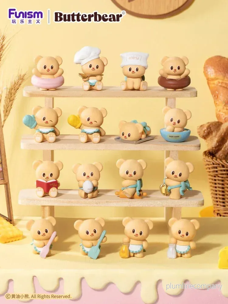 Butterbear Baked with Love Series Mini Figures 3-Pack Chubby Face 9 cm Display (6) - Bild 2