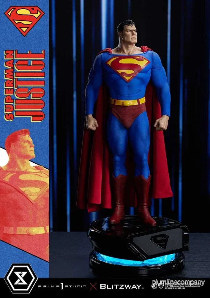 DC Comics Premium Masterline Series Staty 1/4 Superman Justice Comics 57 cm - Bild 2