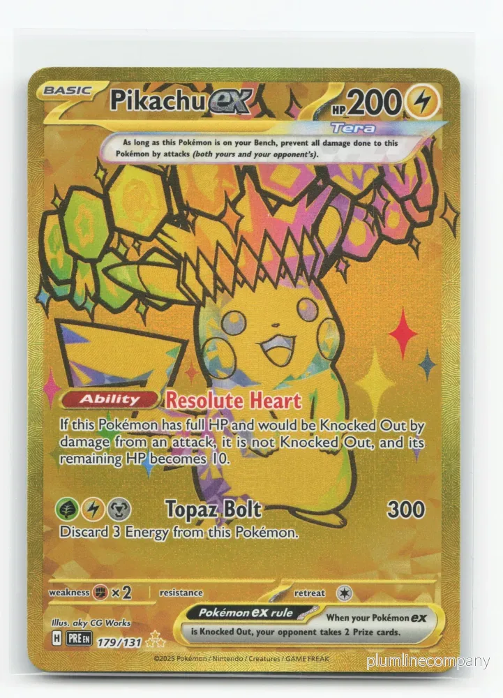 Pikachu ex 179/131 – Prismatic Evolutions Pikachu ex 179/131 – Prismatic Evolutions