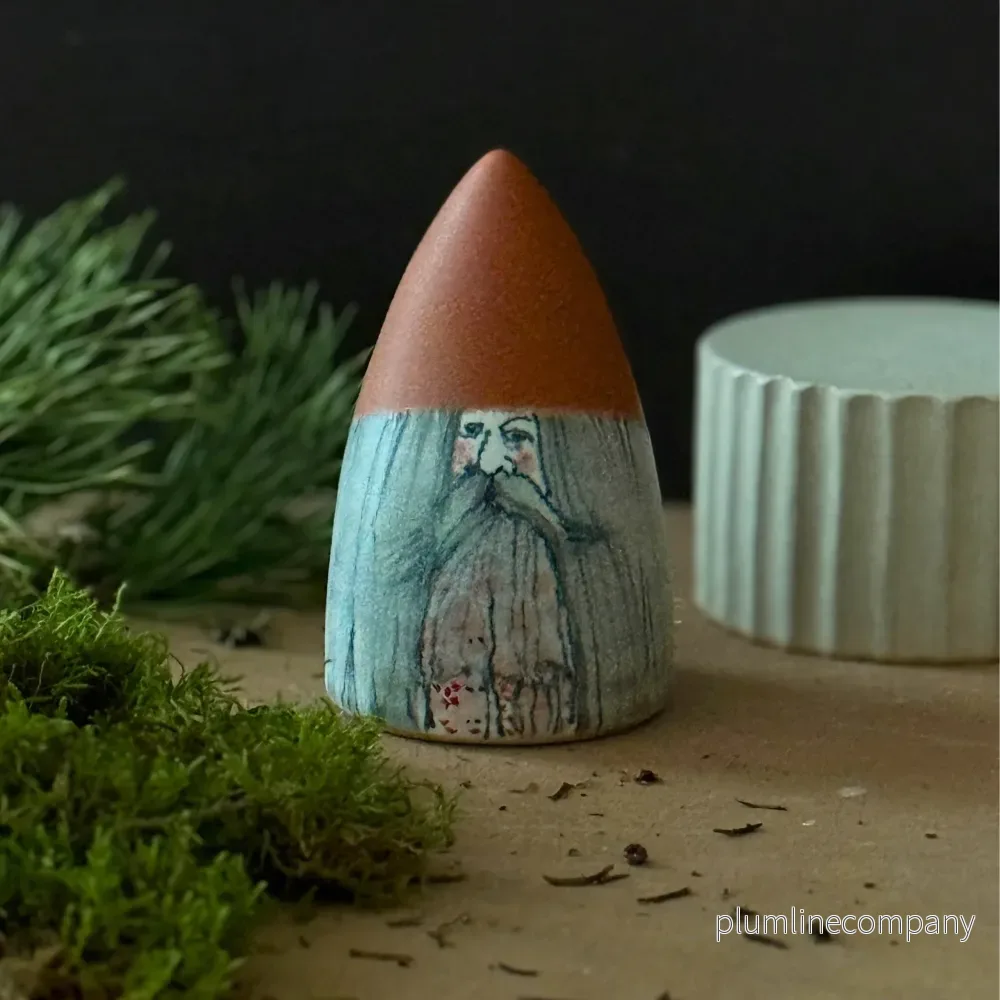 Tomte Träbrun luva - Bild 2