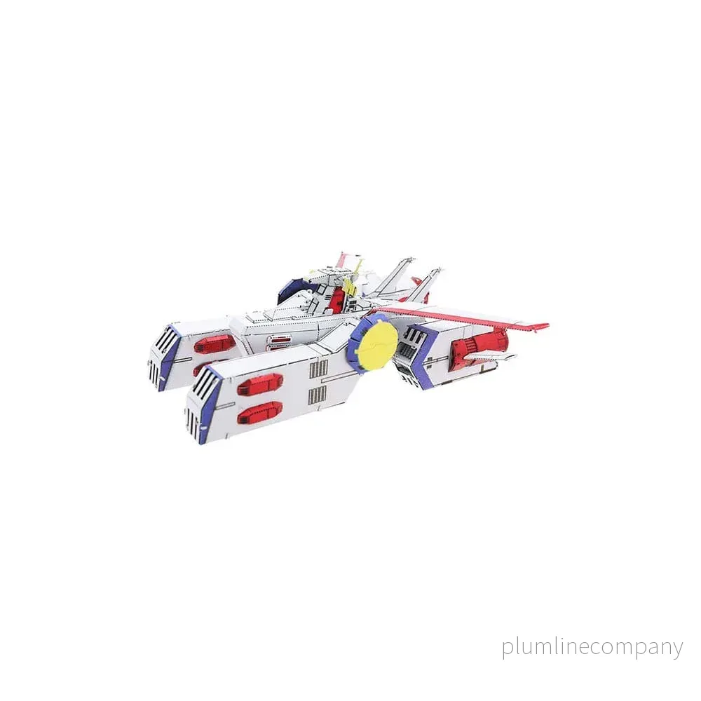 Mobile Suit Gundam Metallic Nano Puzzle Modellkit White Base 6 cm