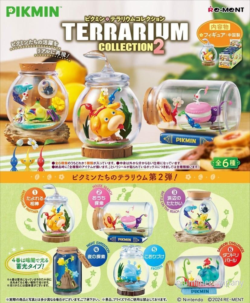 Pikmin Mini Figures 6 cm - Terrarium Collection 2 Display (6) - Bild 2