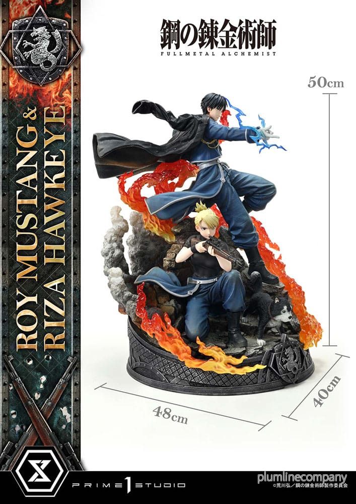 Fullmetal Alchemist Concept Masterline-staty 1/6 Roy Mustang & Riza Hawkeye Regular Version 50 cm - Bild 3