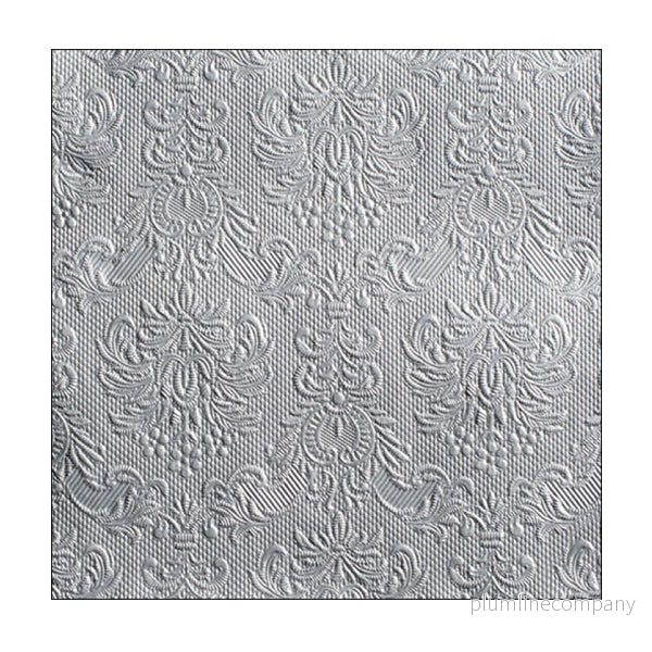 Servett, Struktur silver 33 cm