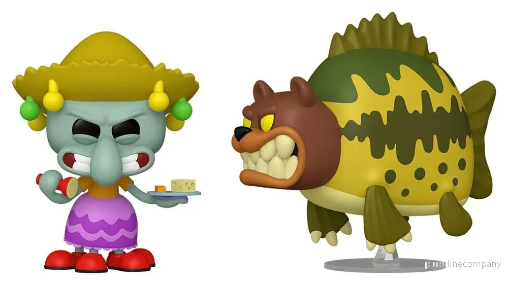 Svampbob POP! Animation Figur Squidward & Sea Bear 9 cm Svampbob POP! Animation Figur Squidward & Sea Bear 9 cm
